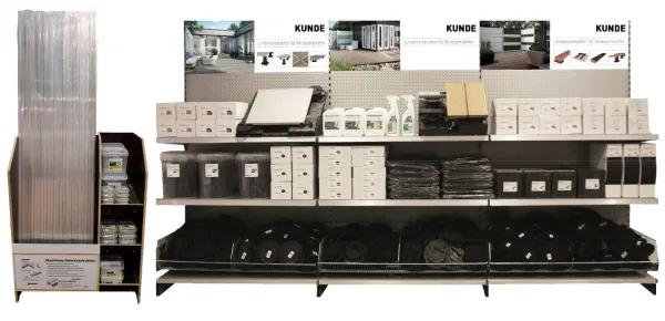 Profi Regal & Verpackungssysteme von GS Terrassen Montagesysteme